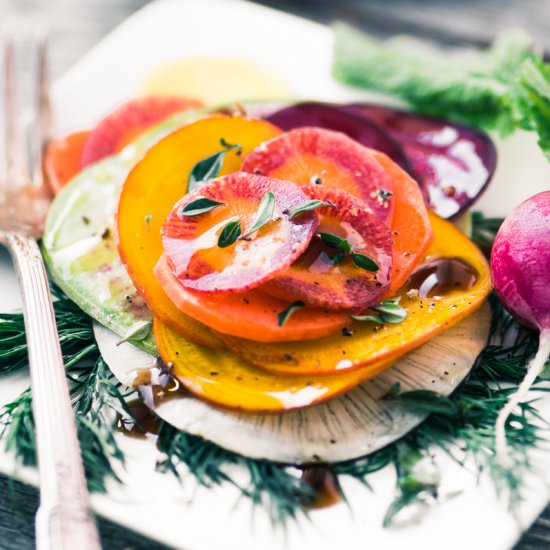 Shaved Winter Vegetable Salad