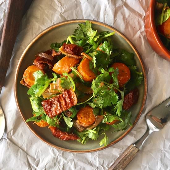 Coriander & Sundried Tomato Salad