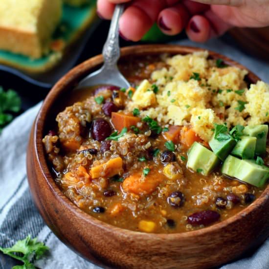 Best Ever Vegan Quinoa Chili