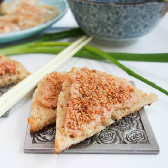 Sesame shrimp toast