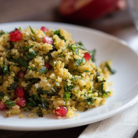 Middle Eastern Pomegranate Quinoa