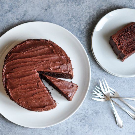 Sour Cream Chocolate Cake