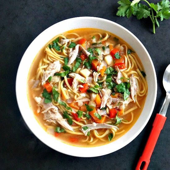 Homemade Chicken Noodle Soup