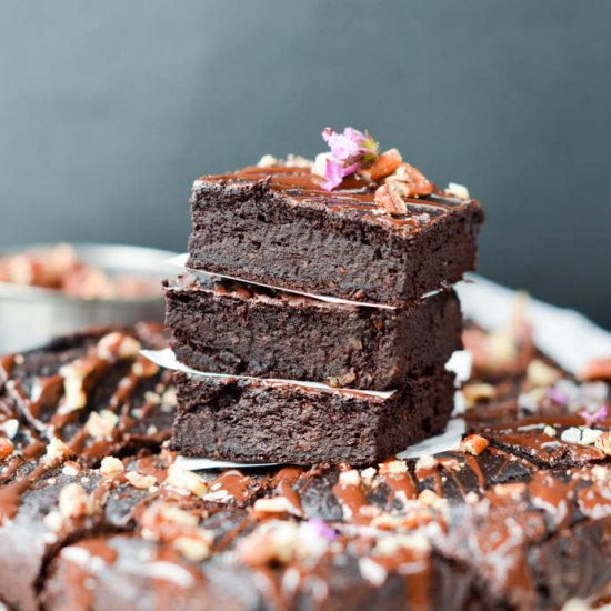 Fudgy Avocado Brownies