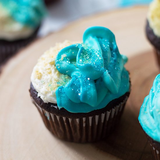 Beach Party Cupcakes