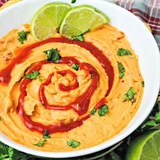 Spicy Lime Sriracha Hummus