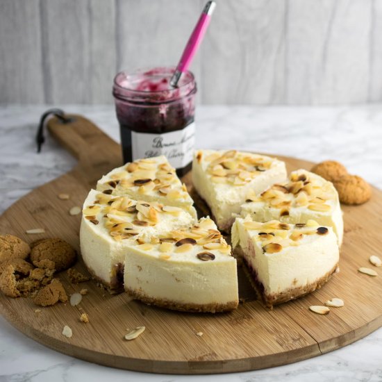 Instant Pot Bakewell Cheesecake