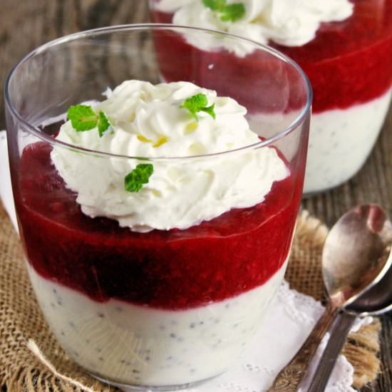 Strawberry-cheese dessert