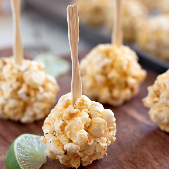 Cuban Seasoned Popcorn Balls