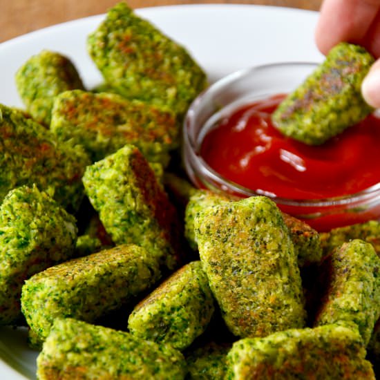 Easy Baked Broccoli Tots