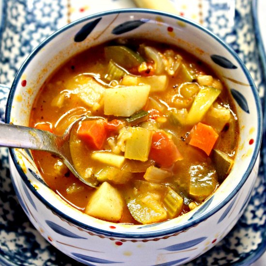 Hearty Homemade Vegetable Soup