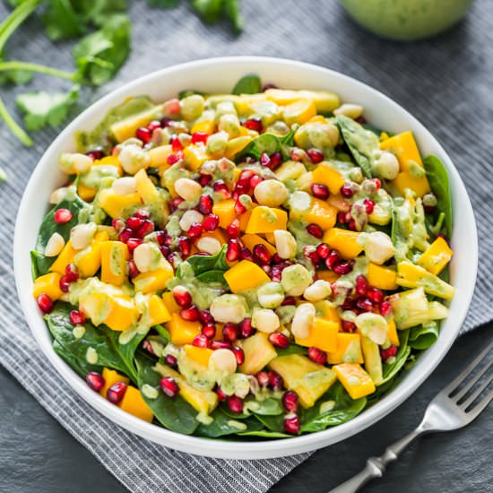 Tropical Spinach Salad