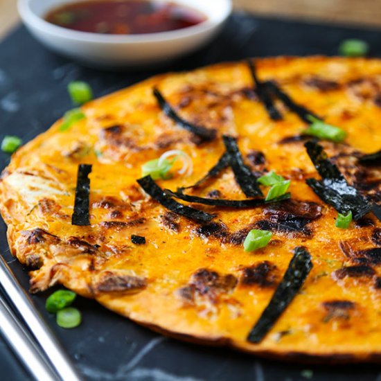 Kimchi Pancake (Kimchijeon)