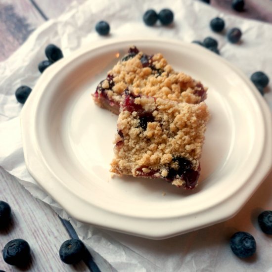 Blueberry Lemon Crumb Bars