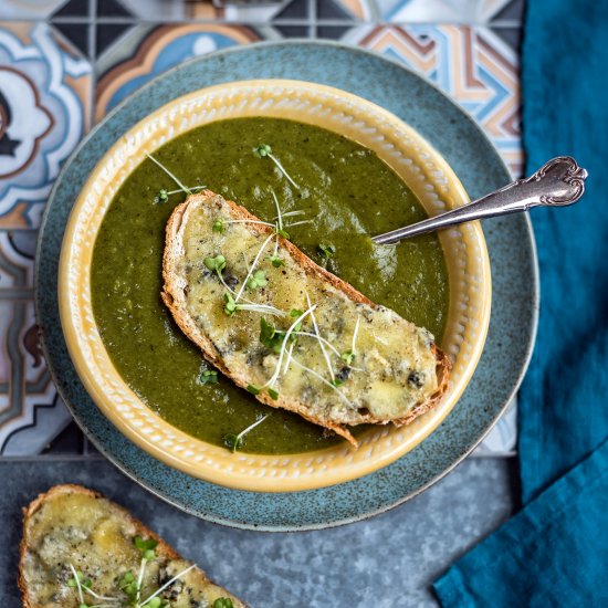 Broccoli and Kale Soup