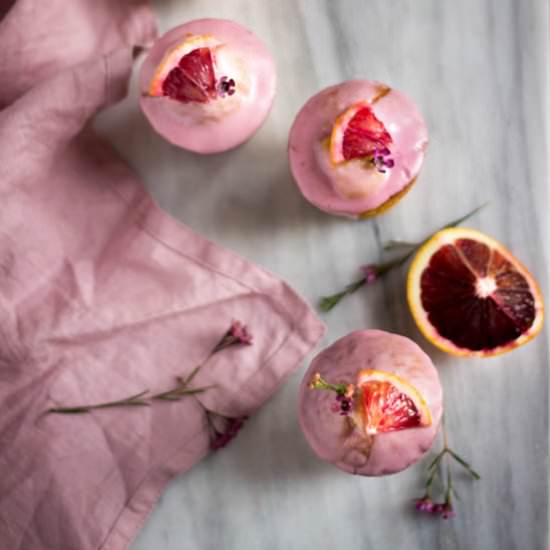 Blood Orange Cakes