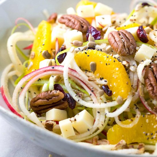 Spiralized Apple Salad