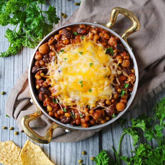 Slow Cooker Three Bean Stew