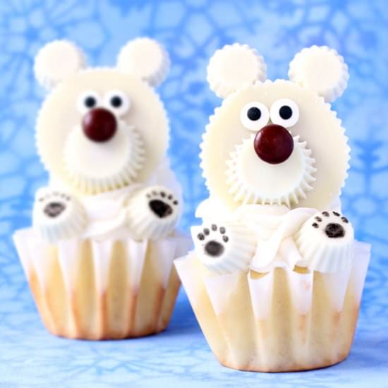 Polar Bear Cupcakes