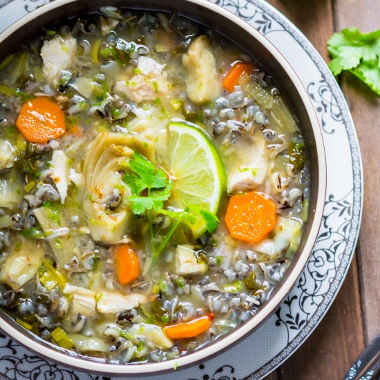 Crockpot Chicken Wild Rice Soup