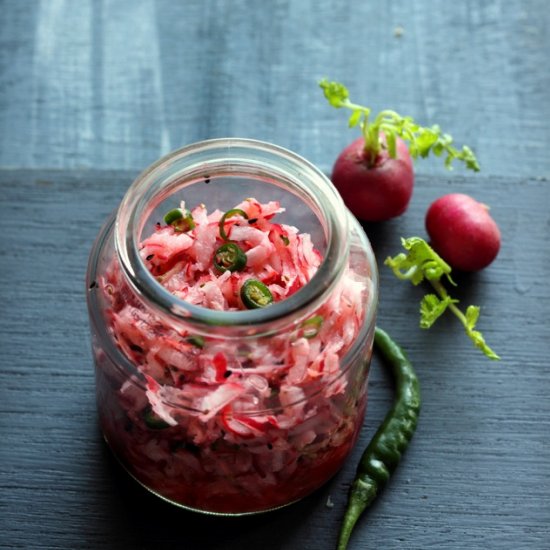 Instant Radish Relish