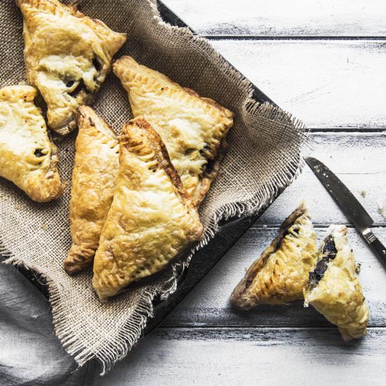 Vegan Sage Mushroom Turnovers