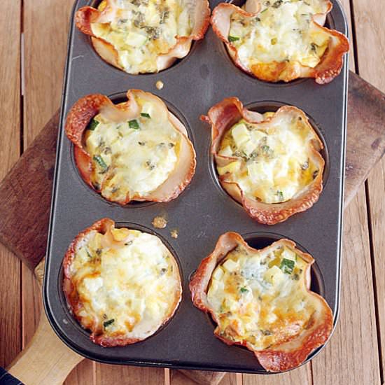 Zucchini and Eggs Baskets