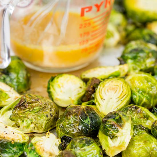 Roasted Buffalo Brussels Sprouts