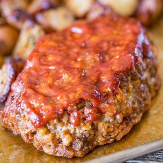 Glazed Brown Sugar Meatloaf