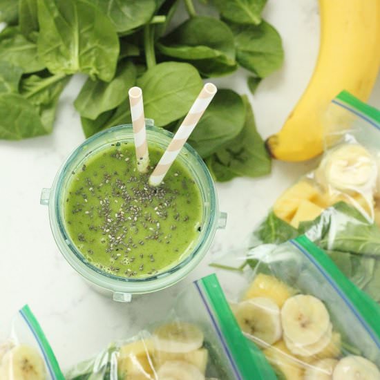 Green Smoothie Freezer Packets