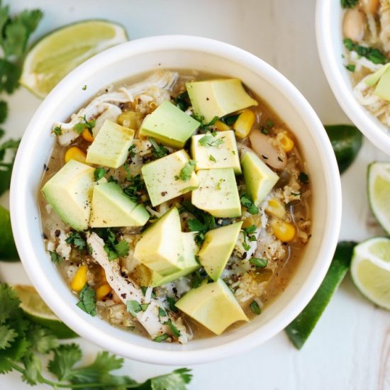 Slow Cooker White Chicken Chili