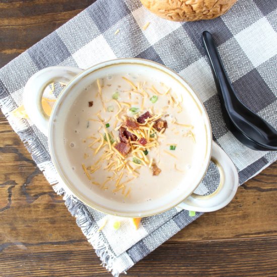 Slow Cooker Cheddar Beer Soup