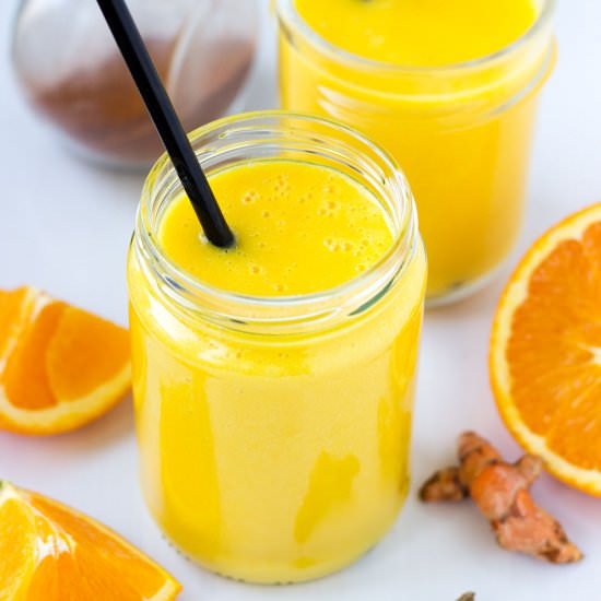 Orange, Mango, and Turmeric Smoothie