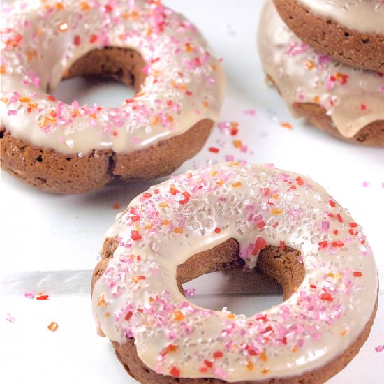 Chocolate Chile Mocha Donuts