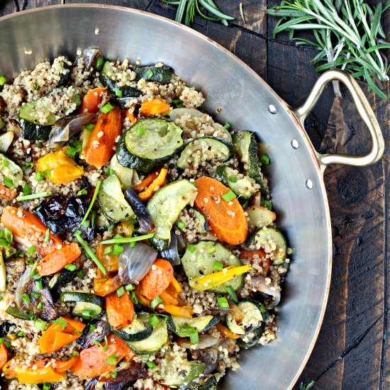 Quinoa with Roasted Vegetables