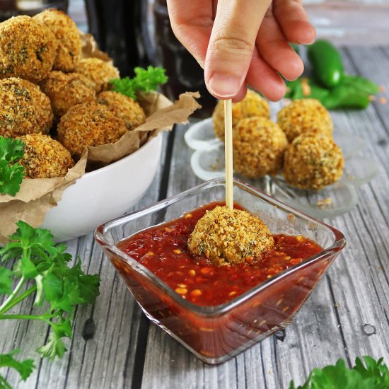 Baked Lentil Spinach Croquettes