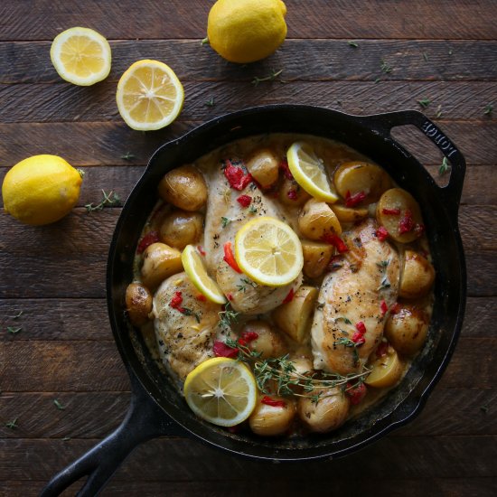 Preserved Lemon Chicken Skillet