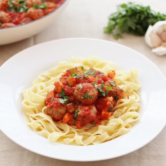 Lamb Meatballs in Tomato Sauce