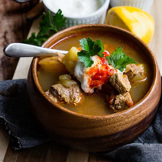 Slow Cooker Beef Harissa Stew