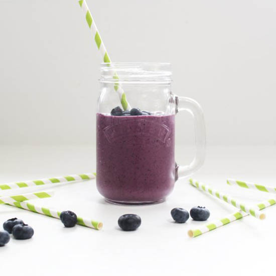 Low FODMAP Blueberry Smoothie