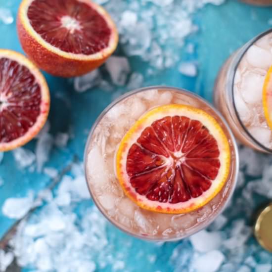 Blood Orange Tequila Fizz