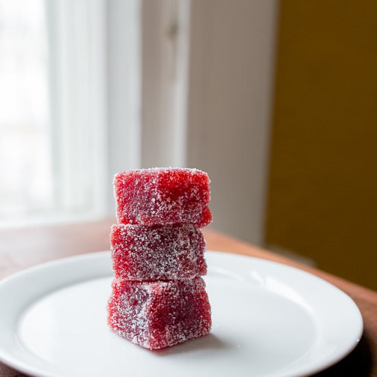 Strawberry Pate de Fruit