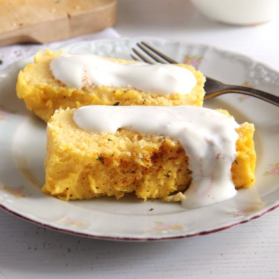 Romanian Polenta Souffle