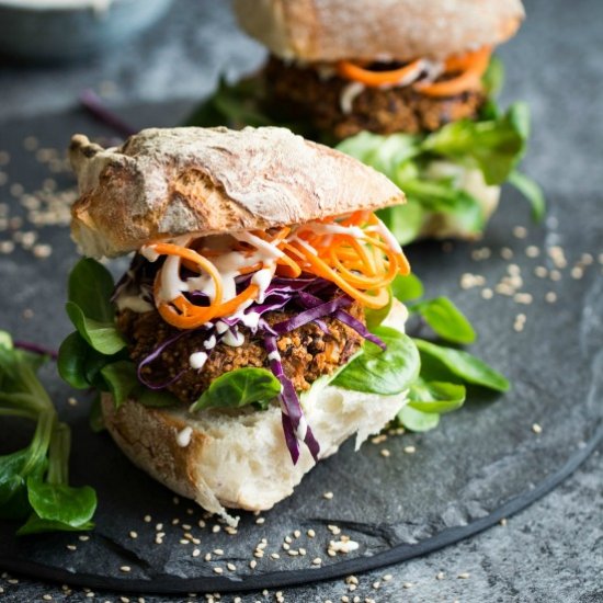 Quinoa and Kidney Bean Burgers