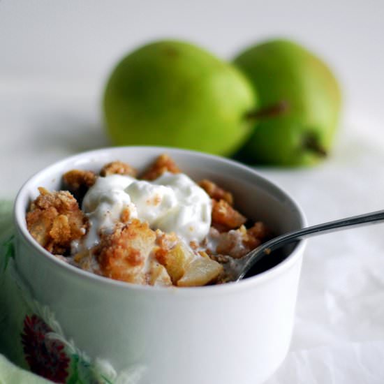 Simply Wonderful Pear Crisp