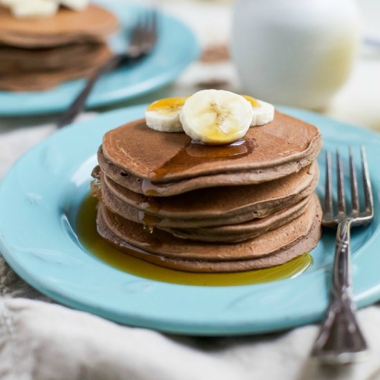 Protein Chocolate Pancakes