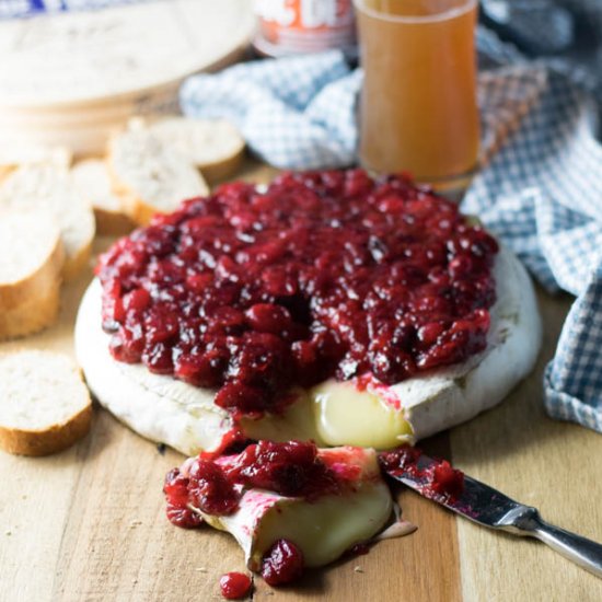 Blood Orange Ale and Cranberry Bake