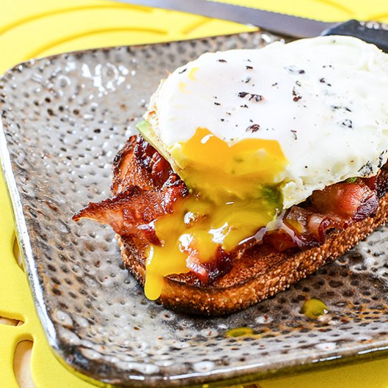 Bacon Egg Avocado Toast