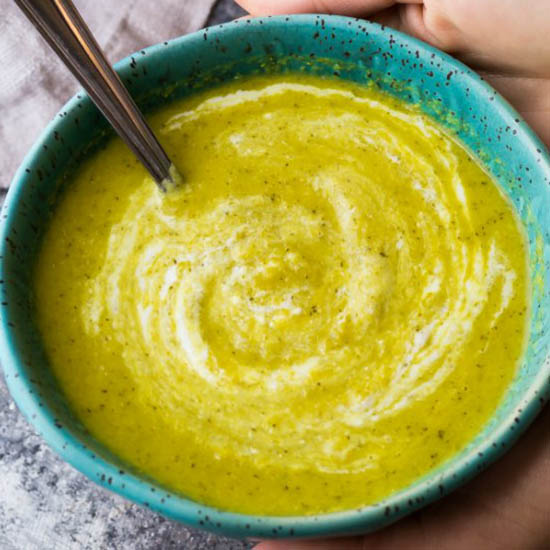 Broccoli, Ginger, and Turmeric Soup