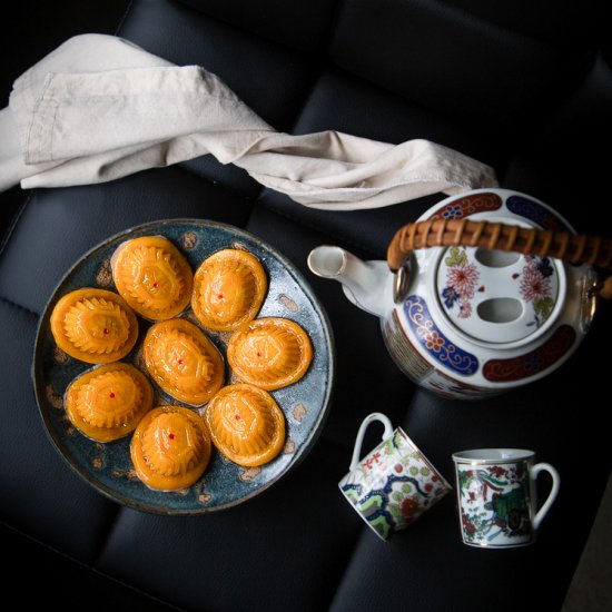 Pumpkin Steamed Sticky Rice Cake